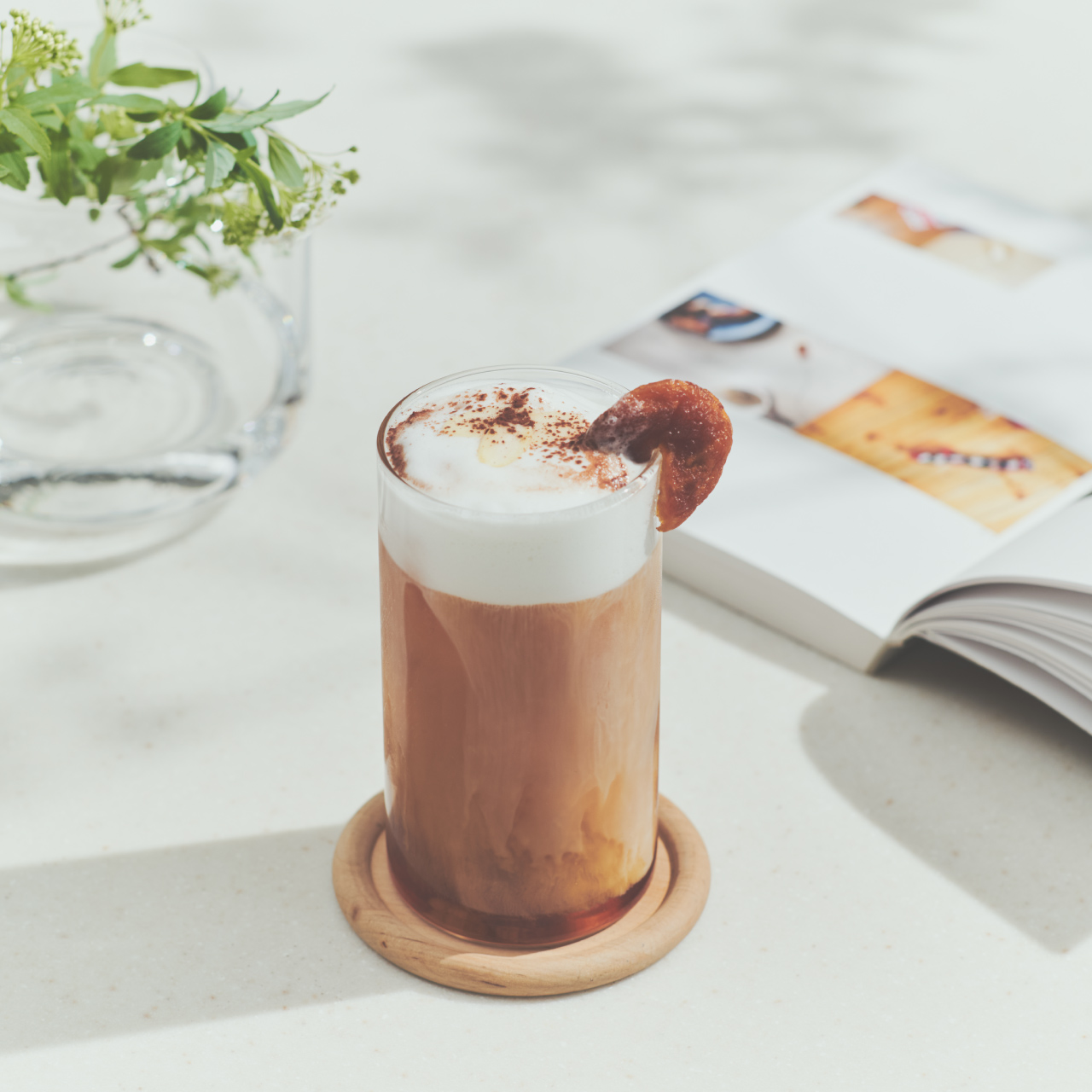 アイス杏仁ミルクコーヒー