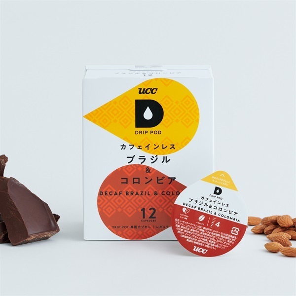 UCC DRIP POD カフェインレス ブラジル＆コロンビア 12P