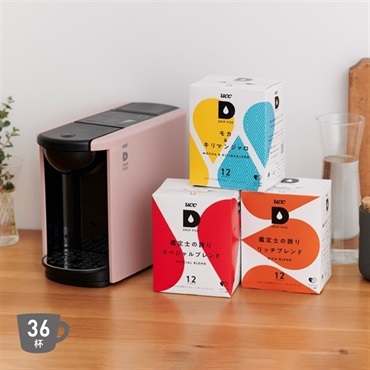 【公式限定】ドリップポッドDP3スターターセット飲み比べ36杯〈DP3アッシュローズ〉