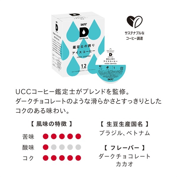 鑑定士の誇りアイスコーヒー3箱セット | UCC ドリップポッド ( DRIP