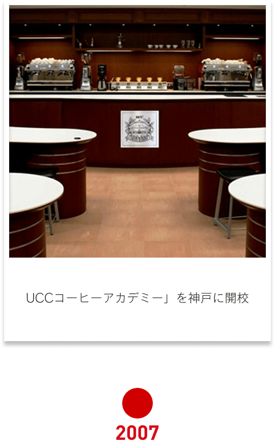 2007 UCCコーヒーアカデミー」を神戸に開校